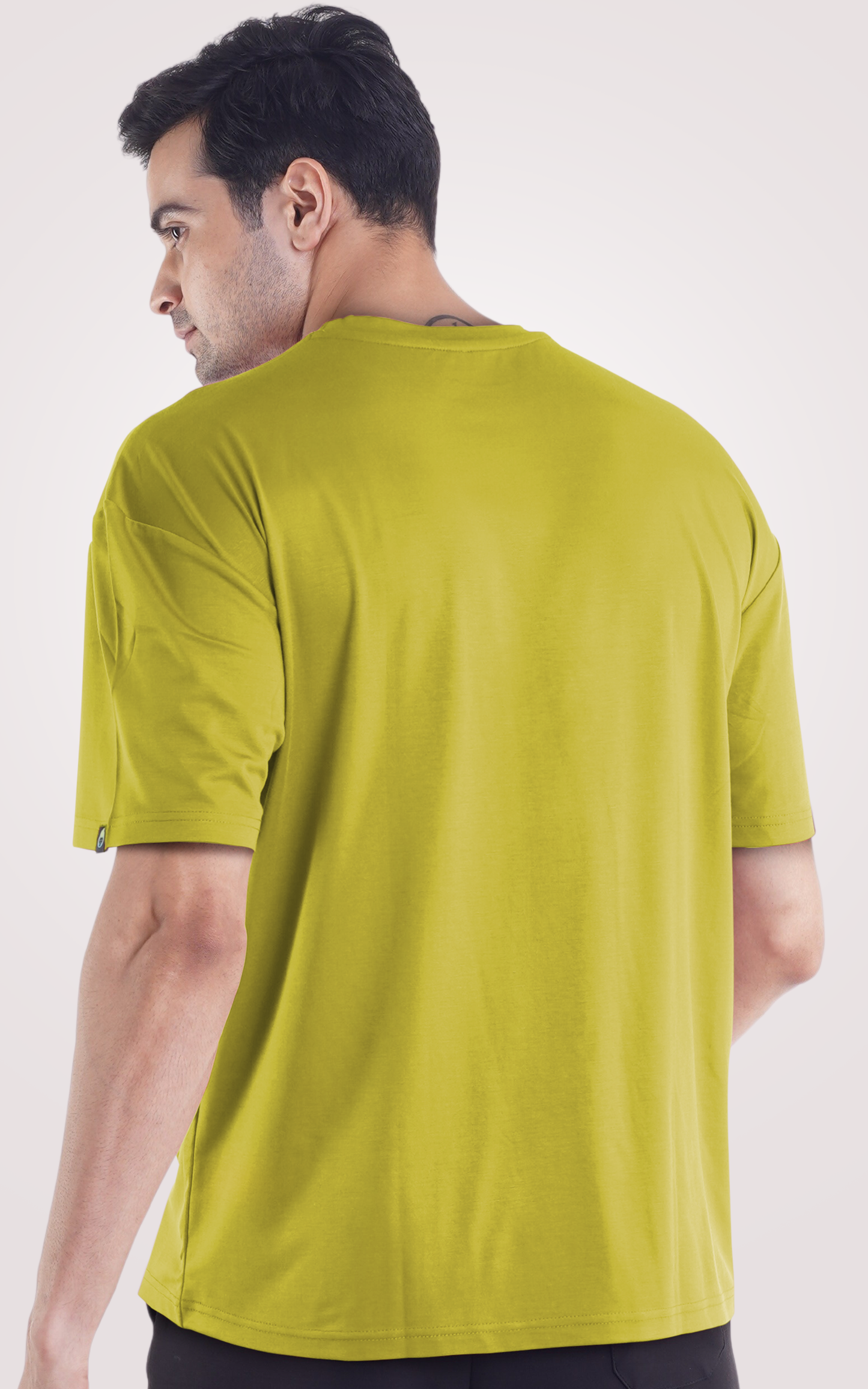 Plain Apple Green Over Size T-Shirt