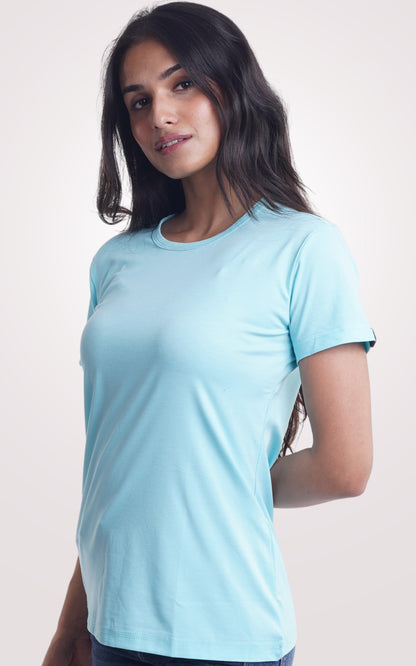 Blue Plain tshirt for women