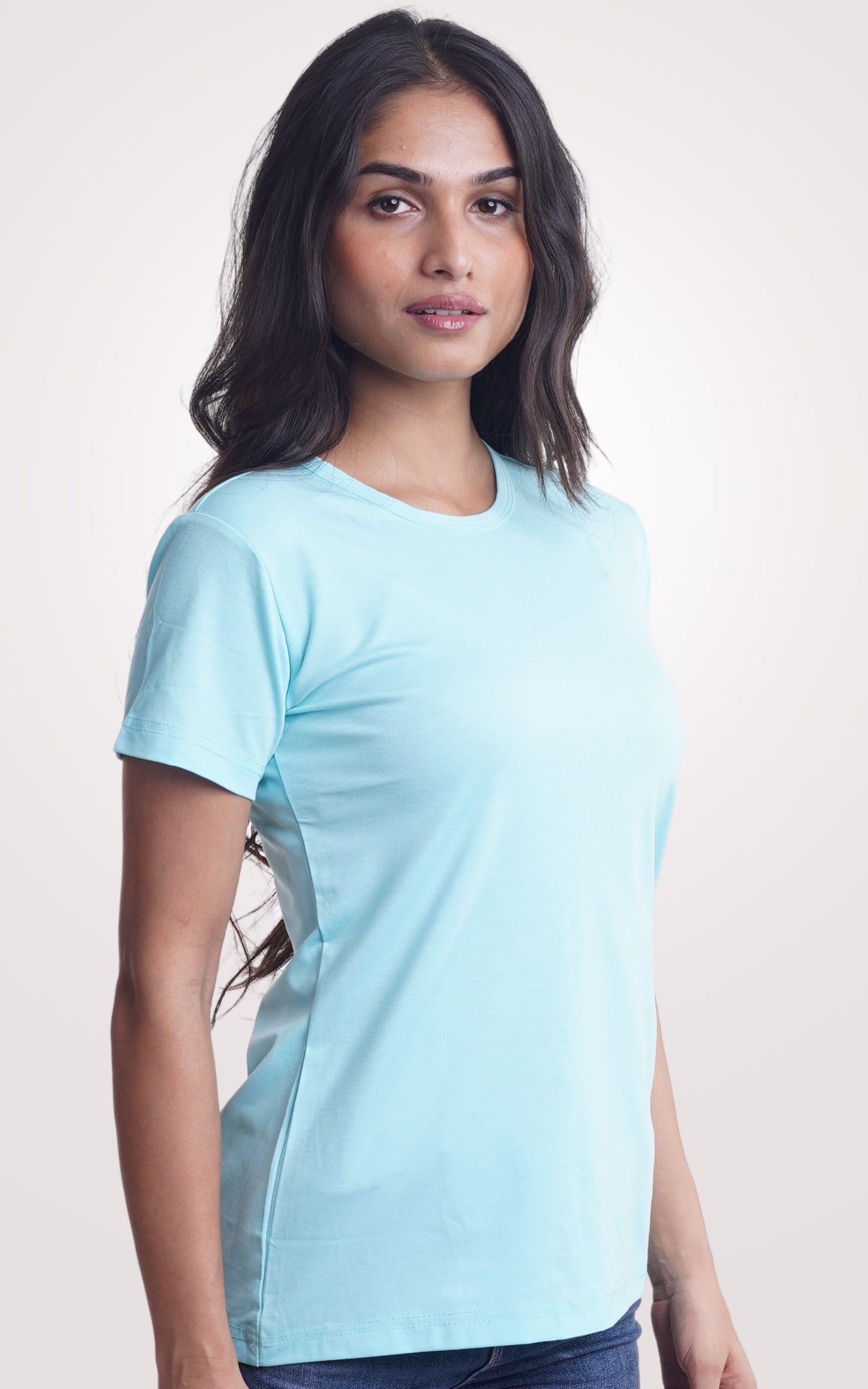 Blue Plain tshirt for women