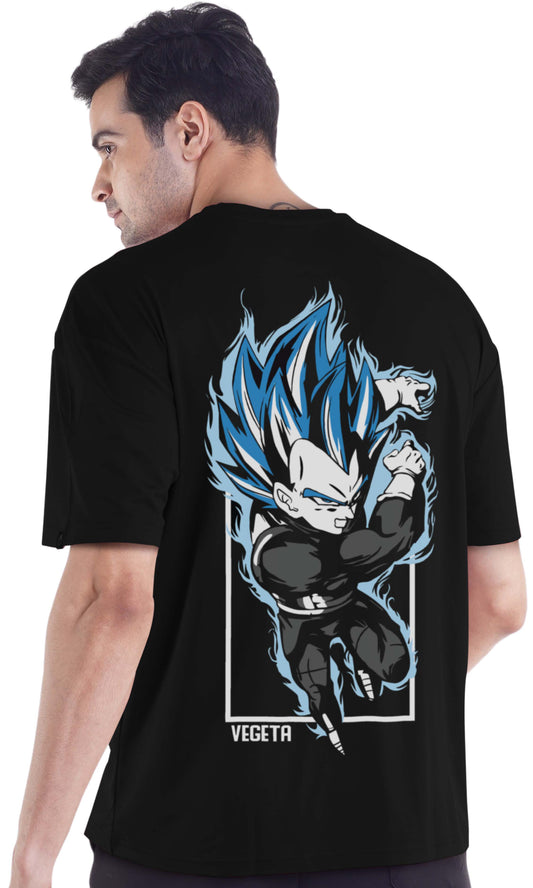 Vegeta Printed Oversized Tshirt 