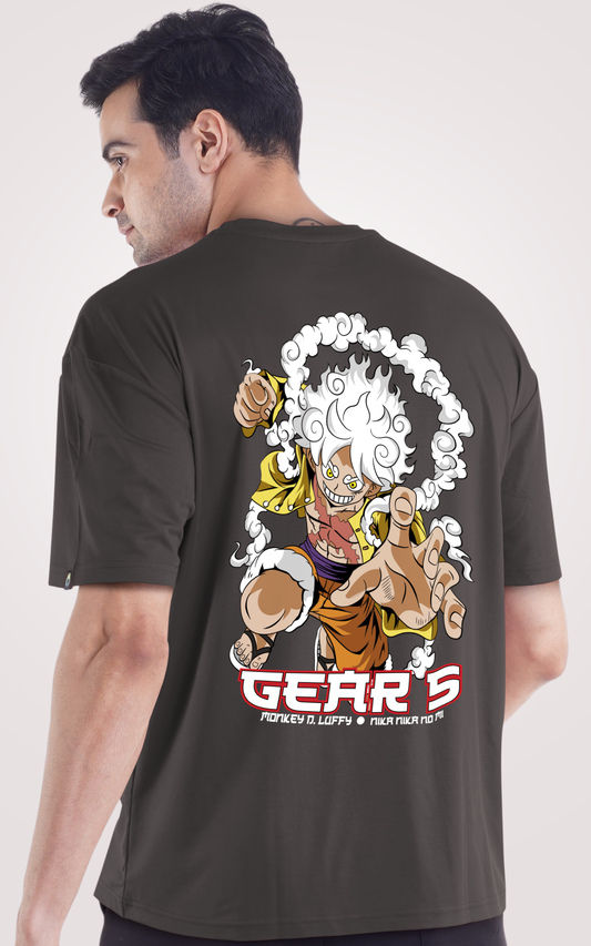 Gear5 Anime Printed Over Size T-Shirt