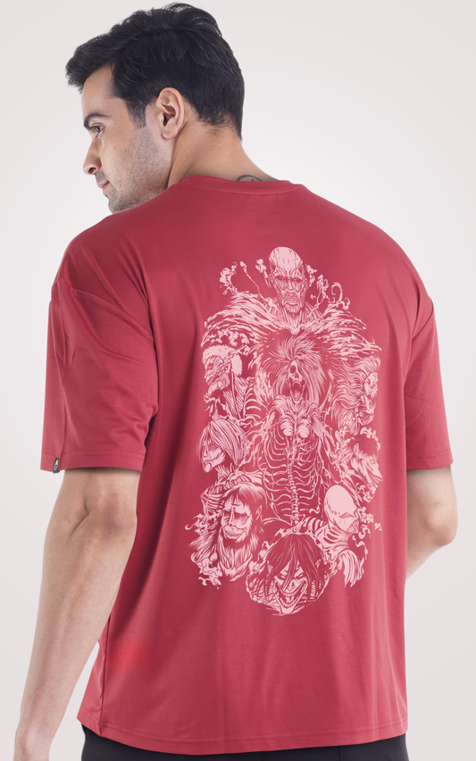 Anime Printed Over Size T-Shirt