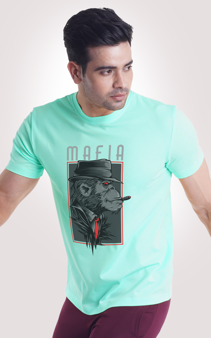 Mafia Half Sleeves T-shirts