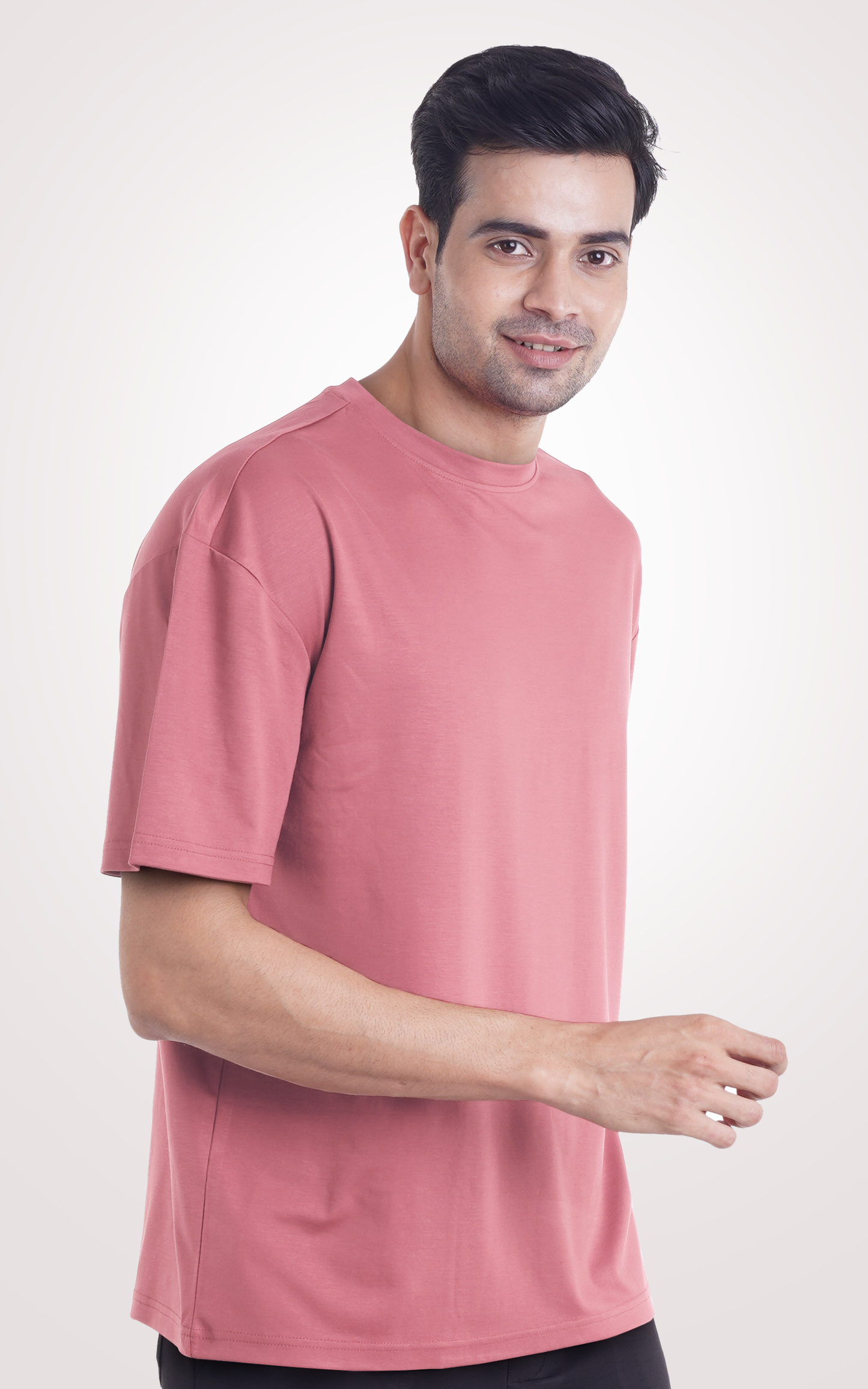 COOLDOWN -  Light Pink Over Size Plain Tshirt