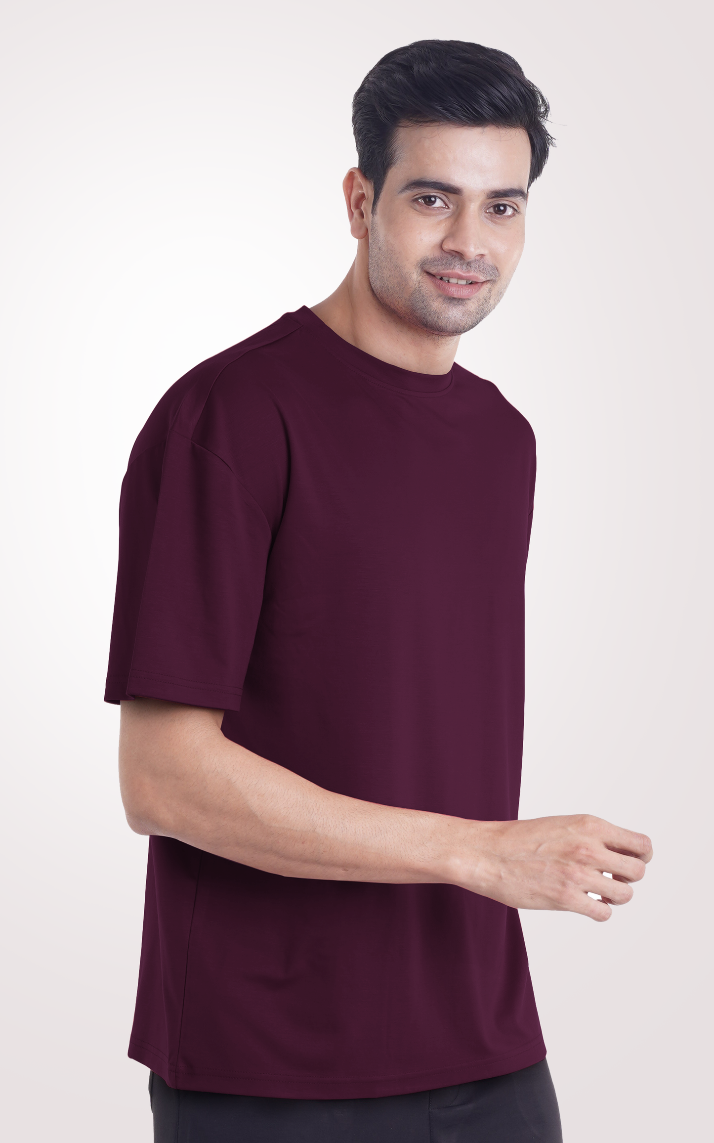 COOLDOWN-Royal Maroon Over Size T-Shirt