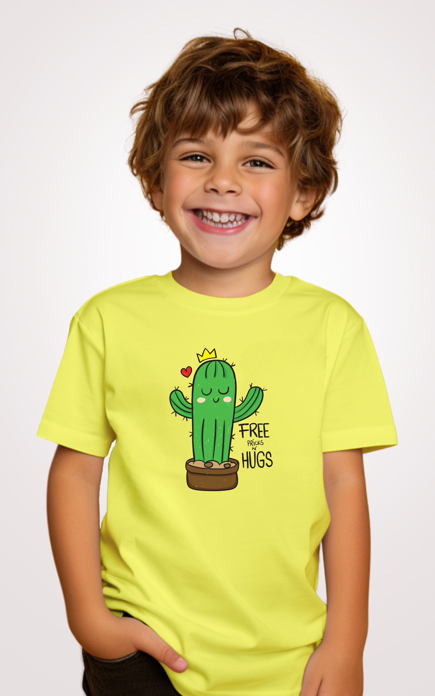 Free Hugs Yellow Kid Tshirt