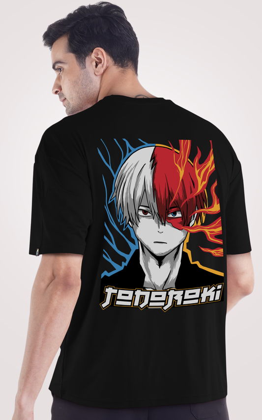 Anime Printed Over Size T-Shirt
