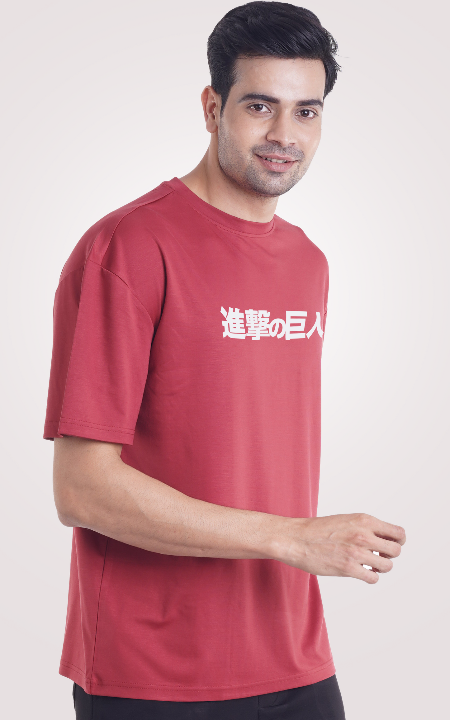 Anime Printed Over Size  T-Shirt