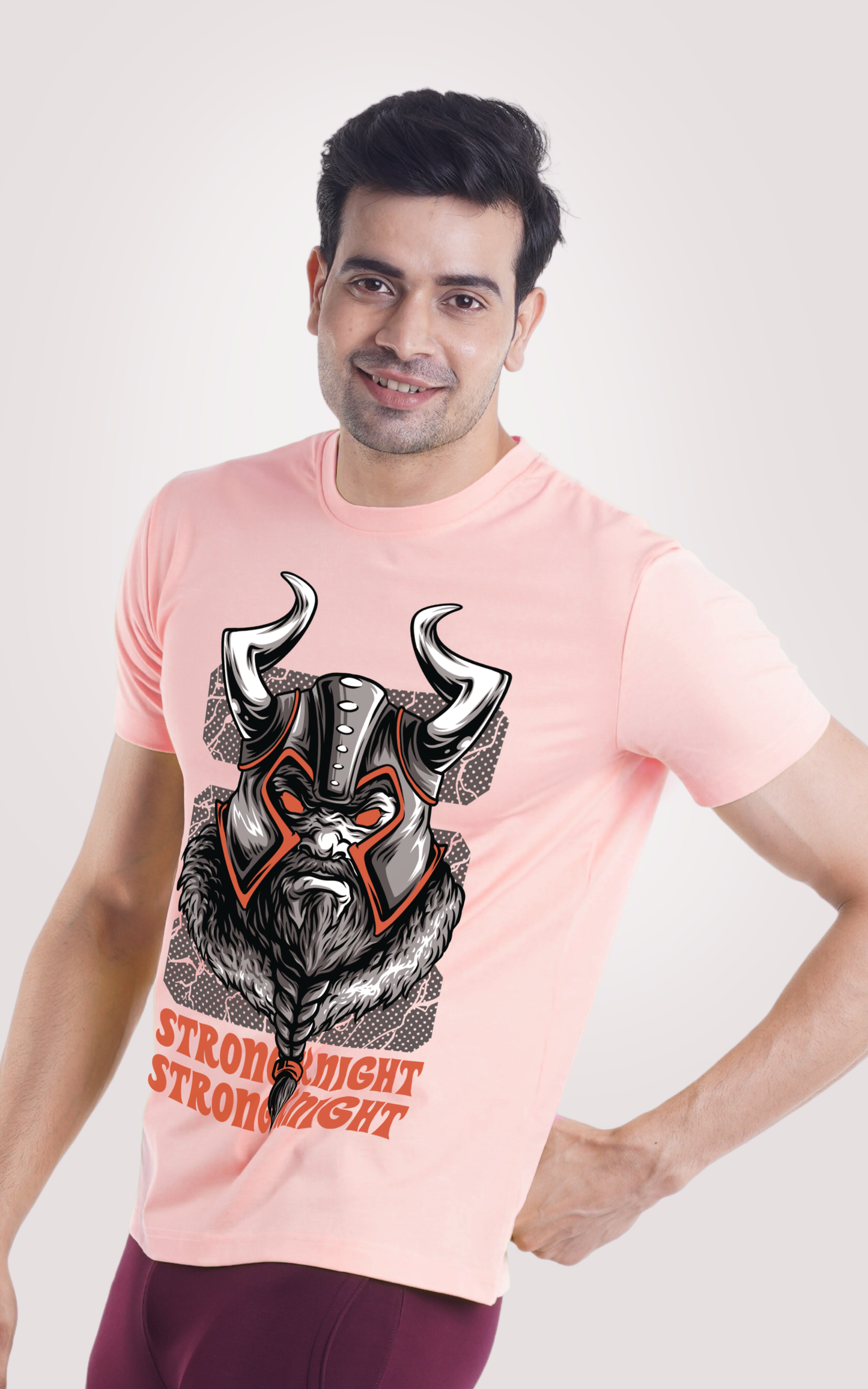 Strong Knight Half Sleeves T-shirts