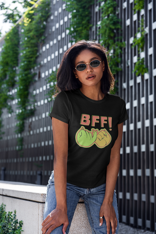 BFF (BEST FRIENDS FOREVER) Women Half Sleeves T-shirts