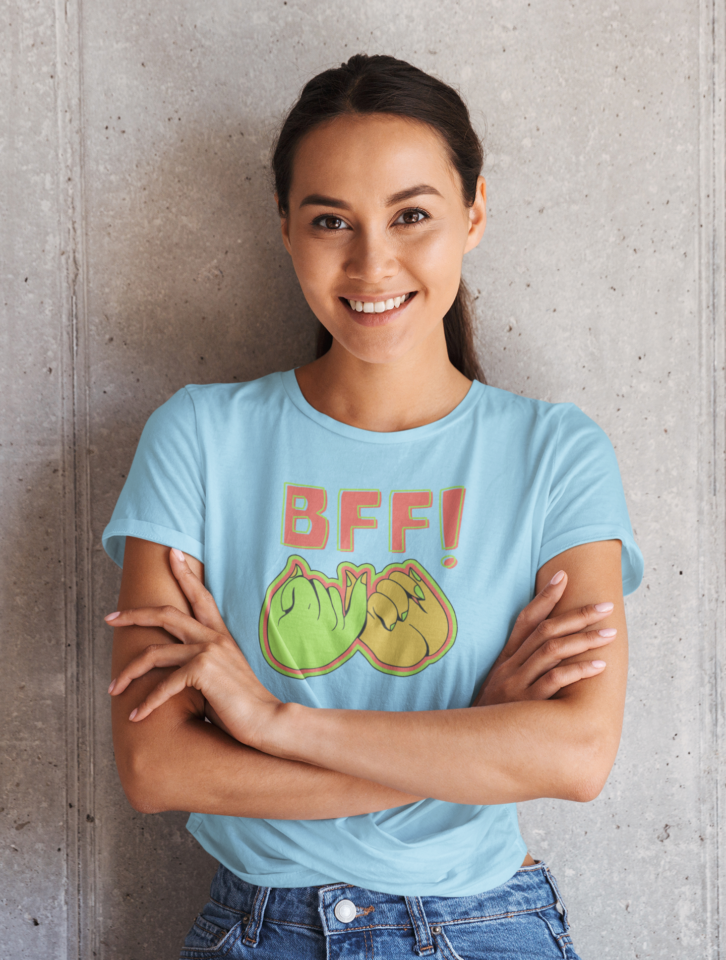 BFF (BEST FRIENDS FOREVER) Women Half Sleeves T-shirts