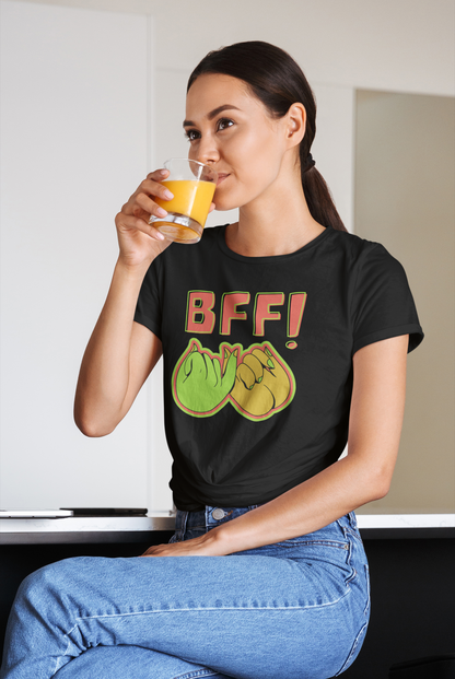 BFF (BEST FRIENDS FOREVER) Women Half Sleeves T-shirts