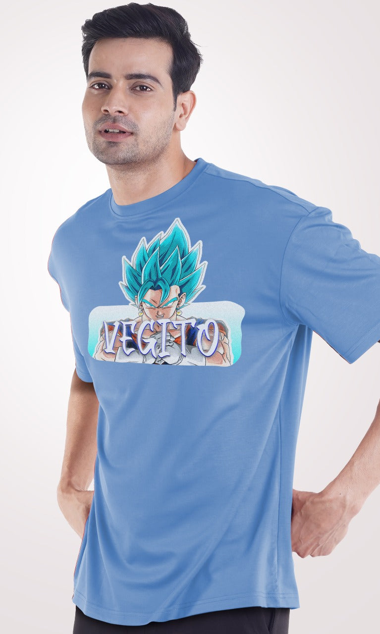 Vegito Anime Printed Oversized Tshirt