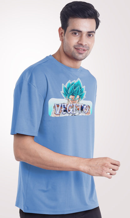 Vegito Anime Printed Oversized Tshirt