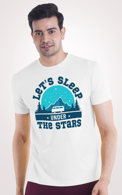 Lets Sleep Under the Stars Half T-shirts